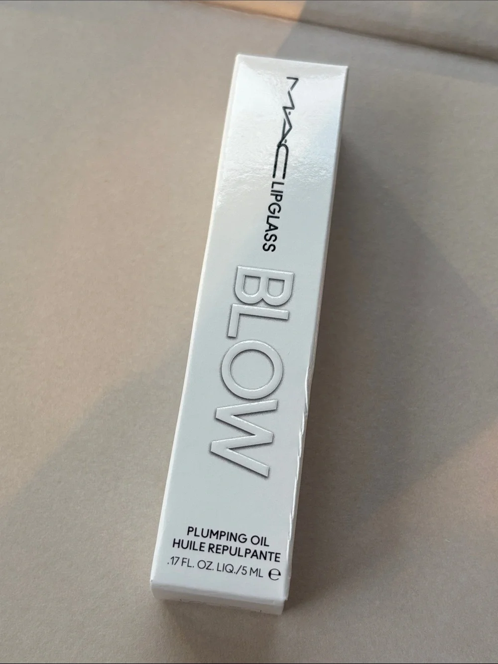 MAC Cosmetics Lipglass BLOW Plumping Lip Oil in Ginger Zinger - full size